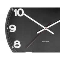 Nástenné hodiny New Classic Karlsson KA5847, čierna 41cm 